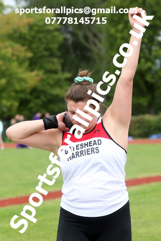 Shot Putt 04, NECAA Open Meeting, Morpeth, Sunday, March 23rd. David T. Hewitson/Sports for All Pics